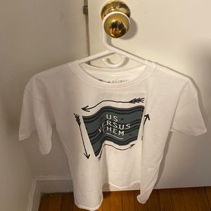 Us versus Them t shirt white t shirt